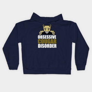 Obsessive Cougar Disorder Humor Kids Hoodie